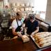 Lunch Room chefs Will Havener  and Jeff Petsch put together orders on Thursday, September 5, 2013. Melanie Maxwell | AnnArbor.com